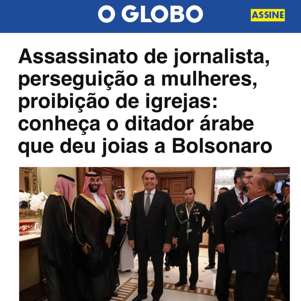 Quem mesmo apoia ditador?