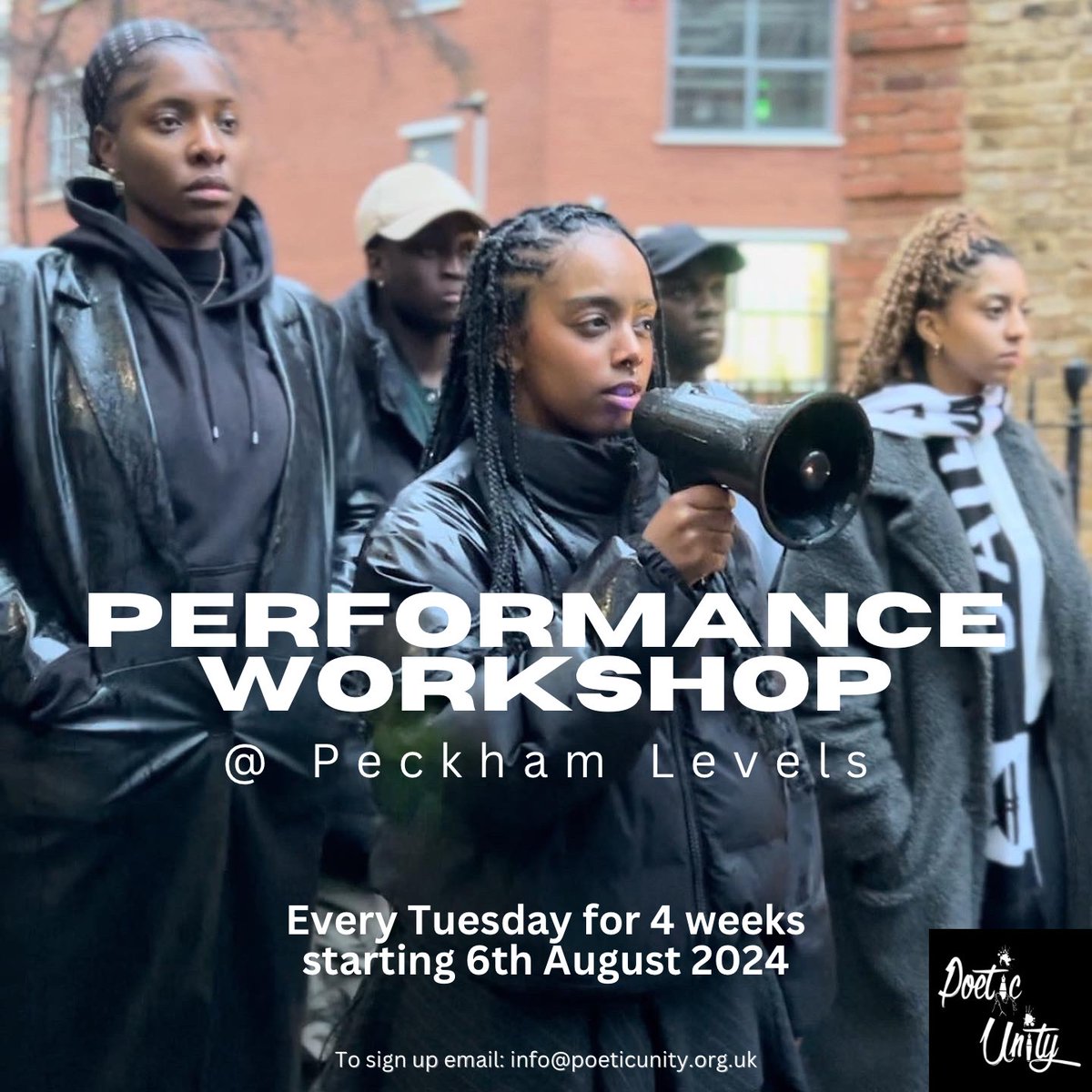 We are excited to bring you a performance workshop to take your spoken word to the next level 🔥

Are you a writer who struggles to share your poetry to an audience? Are you looking for a supportive community to build your confidence? Then this workshop is for you!