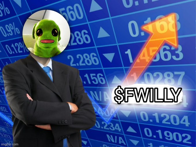 2M token has been burnt and we are waiting for pushing this harder. The alpha play $FWOG did well and $FWILLY could do the same asap.

Proof: solscan.io/tx/4Z5JkYcnusV…

#FlogtheWilly #ThefirstFlogOfBilly