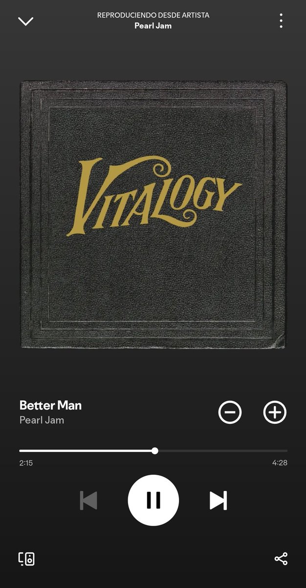 jcfreak2332's tweet photo. #BuenosDías
Better Man - Pearl Jam
#MartesDeRock #ActitudRock #Vitalogy https://t.co/my8XPd3Ahn