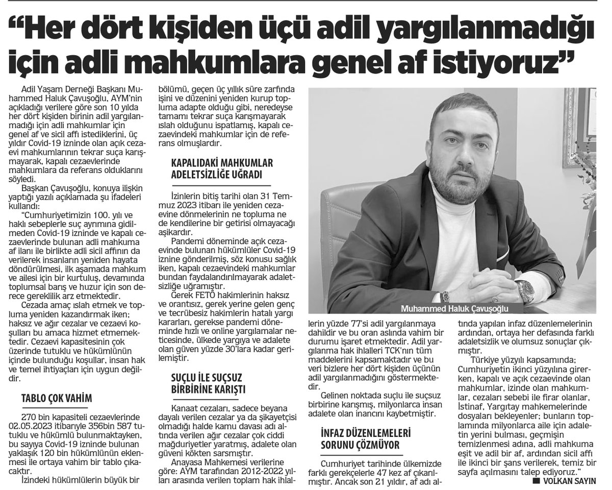 Tueakir13677281's tweet photo. 22 yıldır mahkum ve mahkum ailelerinin istekleri yerine gelmiyor gözü yaşlı anne baba evlatlar için madde ayrımsız AF İSTİYORUZ
Affet Türkiyem @RTErdogan @yilmaztunc @dbdevletbahceli @YildizFeti @eczozgurozel @M_Sarigul @Mhalukcavusoglu @adalet_bakanlik @iletisim https://t.co/jizC6AMUqZ