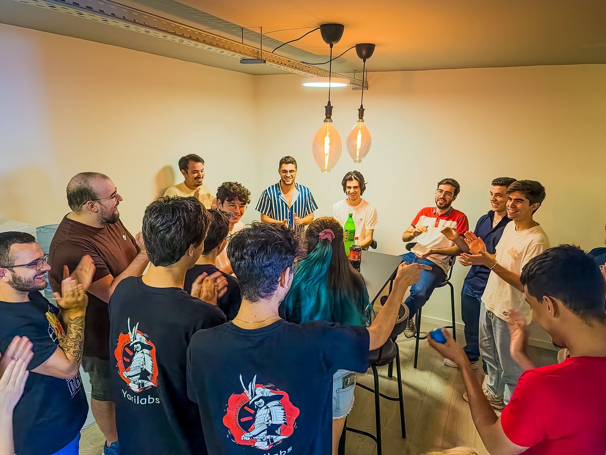 yarilabs's tweet image. 🌟 What an epic summer internship! 🌟 Incredible experience with an amazing team. Meggy loved the pats 🐾 Fantastic lunch, presentations, feedback, and cake! 🎂🚀✨ Thank you all! 🫶 🎉 #SummerInternship #EpicJourney #AmazingTeam #YariLabs #InternLife