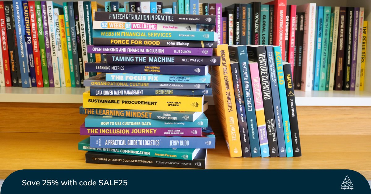 Looking for your next read?

Save 25% on all books and ebooks, including pre-orders, with code SALE25: bit.ly/3WryPAp

Hurry up, ends tomorrow at 23:59!
(T&amp;Cs apply)

#BookSale #BusinessBooks