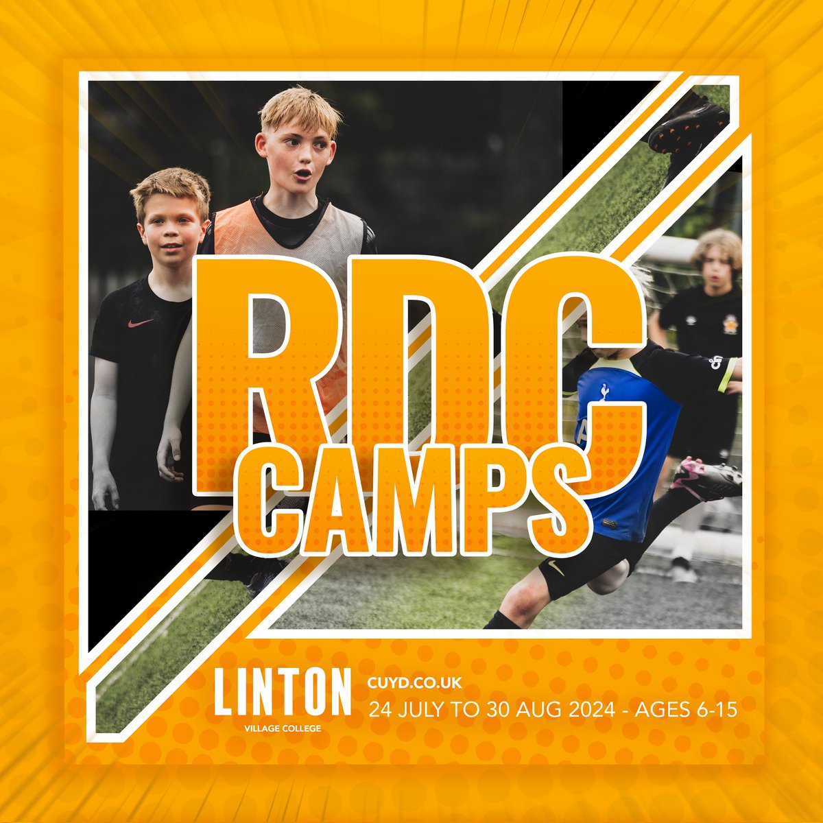 CUFCDevelopment's tweet image. ☀️ After a fantastic first week of RDC Camps at Linton, we return next week 🙌⚽️ 

A great opportunity to showcase your skills through the holidays 🔥 

Register your space using the link in our bio 📲✅️

#unitedindevelopment #unitedinendeavour 

🟠⚫️🔥⚽️