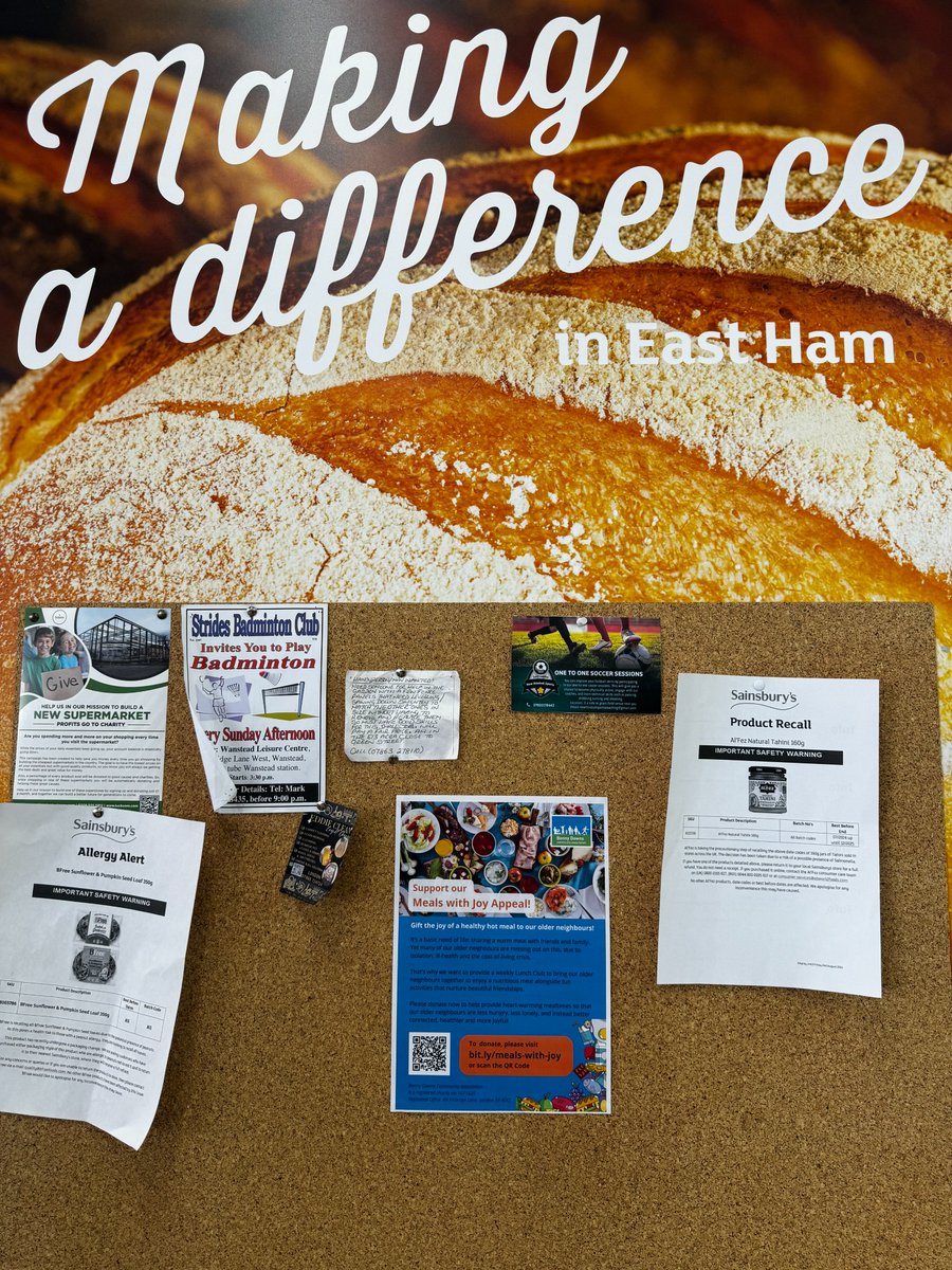 Have you seen our 'Meals with Joy' fundraiser posters around East Ham?  
Thank you to all the local businesses that have supported us by allowing us to put our posters up? All the support from the community has been amazing so far.
localgiving.org/fundraising/bd…