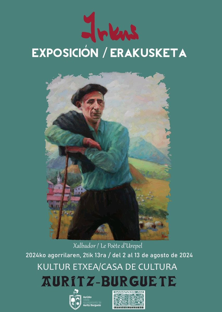 kulturola's tweet photo. #Irkus Robles Arangiz Bernaola margolariaren erakusketa Aurizko kultur etxean. https://t.co/QC79zdZ8uJ