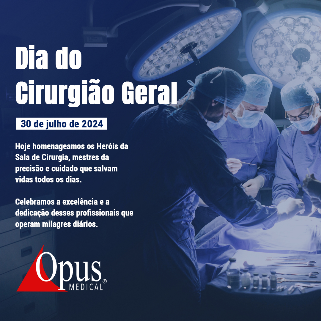 OpusMedical's tweet photo. No dia 30 de julho, celebramos o Dia do Cirurgião.

Na Opus Medical, temos orgulho de apoiar esses profissionais incríveis, oferecendo soluções em equipamentos médicos para que possam desempenhar seu trabalho com ainda mais eficiência e segurança.

#DiaDoCirurgião #Saúde https://t.co/hqexH1ank1