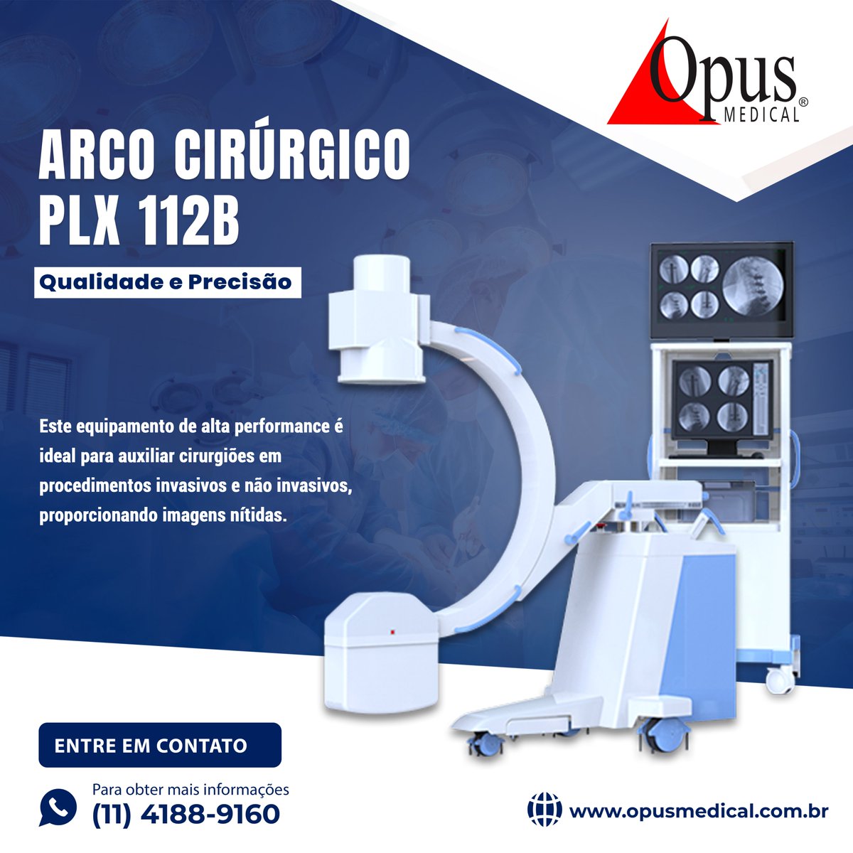 OpusMedical's tweet photo. No dia 30 de julho, celebramos o Dia do Cirurgião.

Na Opus Medical, temos orgulho de apoiar esses profissionais incríveis, oferecendo soluções em equipamentos médicos para que possam desempenhar seu trabalho com ainda mais eficiência e segurança.

#DiaDoCirurgião #Saúde https://t.co/hqexH1ank1