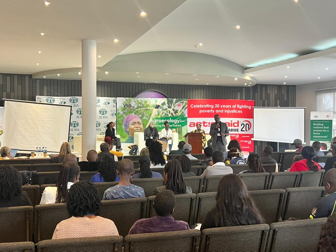 FPC's School Of Agroecology Team Leader Mr. Shepherd Mudzingwa is leading a panel discussion on Organizations' Country Agroecology Experience. 

ADRA, PELUM, CIMMYT, ZIMSOFF AND TSURO sharing their agroecological experience in their areas of implementation.
#regionalagroecology