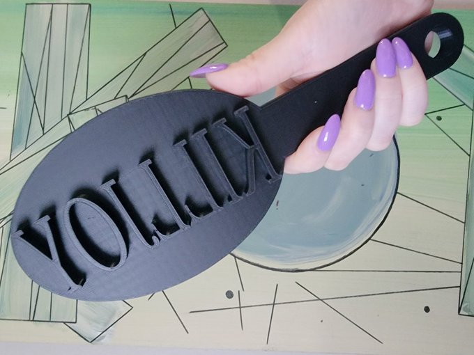 I just love waking up to silly little gifts from my admirers.  Can't wait to paddle my name into someone's