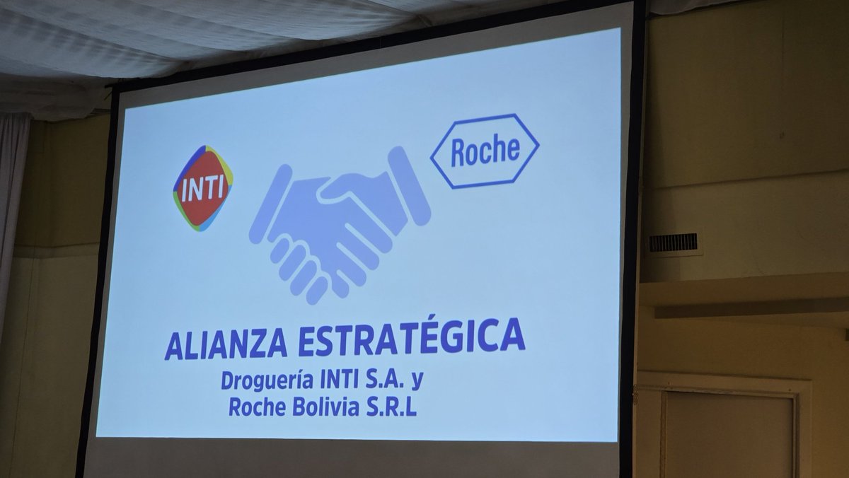 Alianza Histórica entre farmacéuticas #INTI y #ROCHE 
Esta colaboración hará posible que #INTI distribuya fármacos oncológicas e inmunologicos, producidos por #ROCHE.