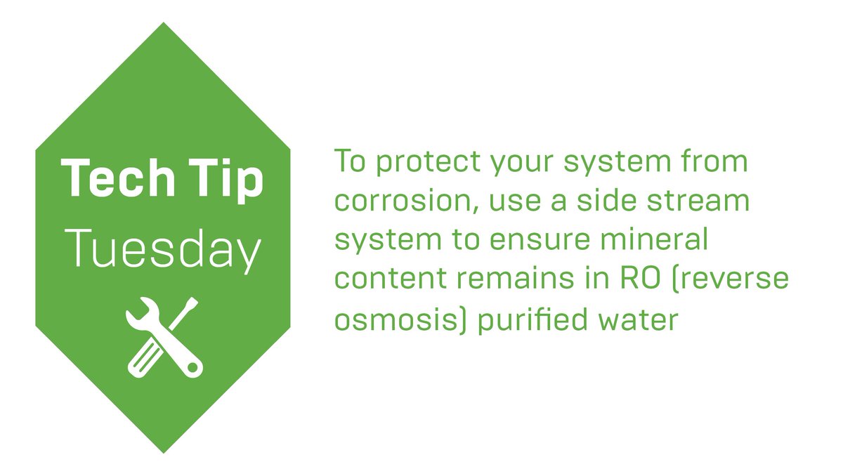 AERCOInt's tweet image. To protect your system from corrosion, use a side stream system to ensure some mineral content remains in RO (reverse osmosis) purified water. Learn more at ow.ly/m1av50SL3tv #AERCO #TechTipTuesday #SideStreamSystem