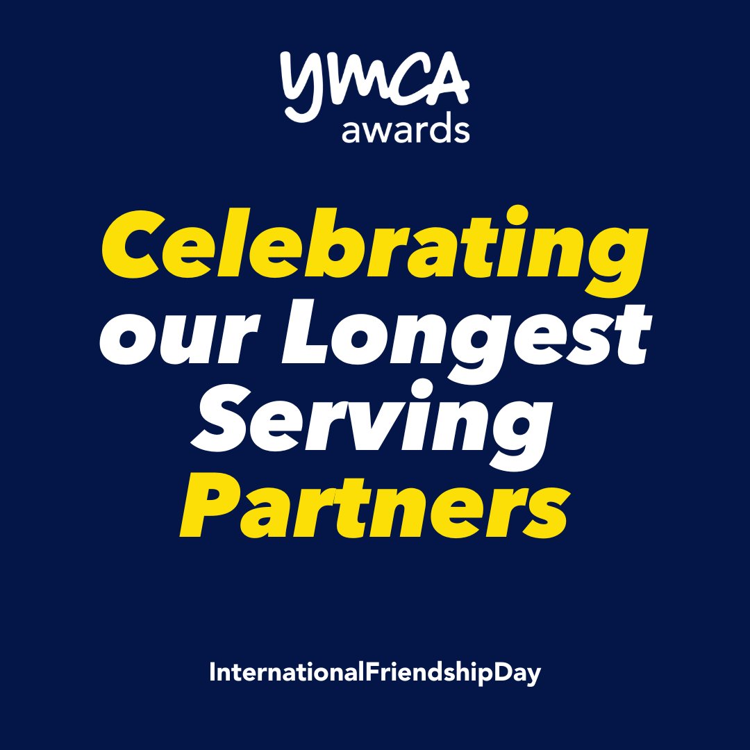 YMCAawards's tweet image. Happy International Friendship Day!

Over the years we’ve formed many partnerships and currently stand at over 200 centres UK-wide, so what better time than this week to celebrate some of our longest serving partnerships!
#YMCAAwards #InternationalFriendshipDay #TrainingProvider