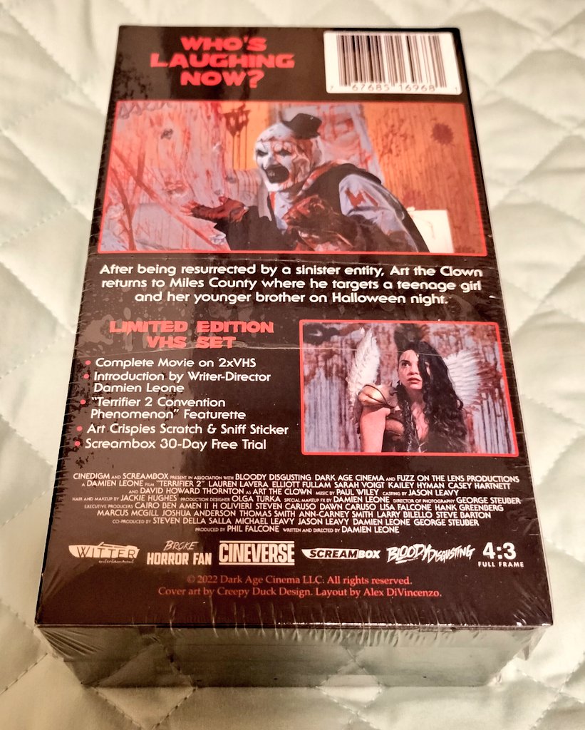 テリファー 終わらない惨劇』の2本組VHS（米Walmart限定販売）を何とか