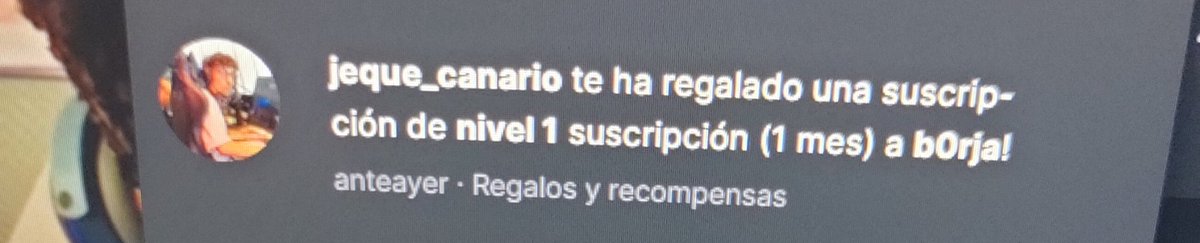 KevinTo17042003's tweet photo. Acabo de entrar a Twitch y me acabó de enterar de @jeque_canario me regalo una sub, al mejor creador de contenido @B0rjaCS , dale rey prende directo y haz cine coreano 🥵❤️🇰🇷 https://t.co/wNzEK7JuUL