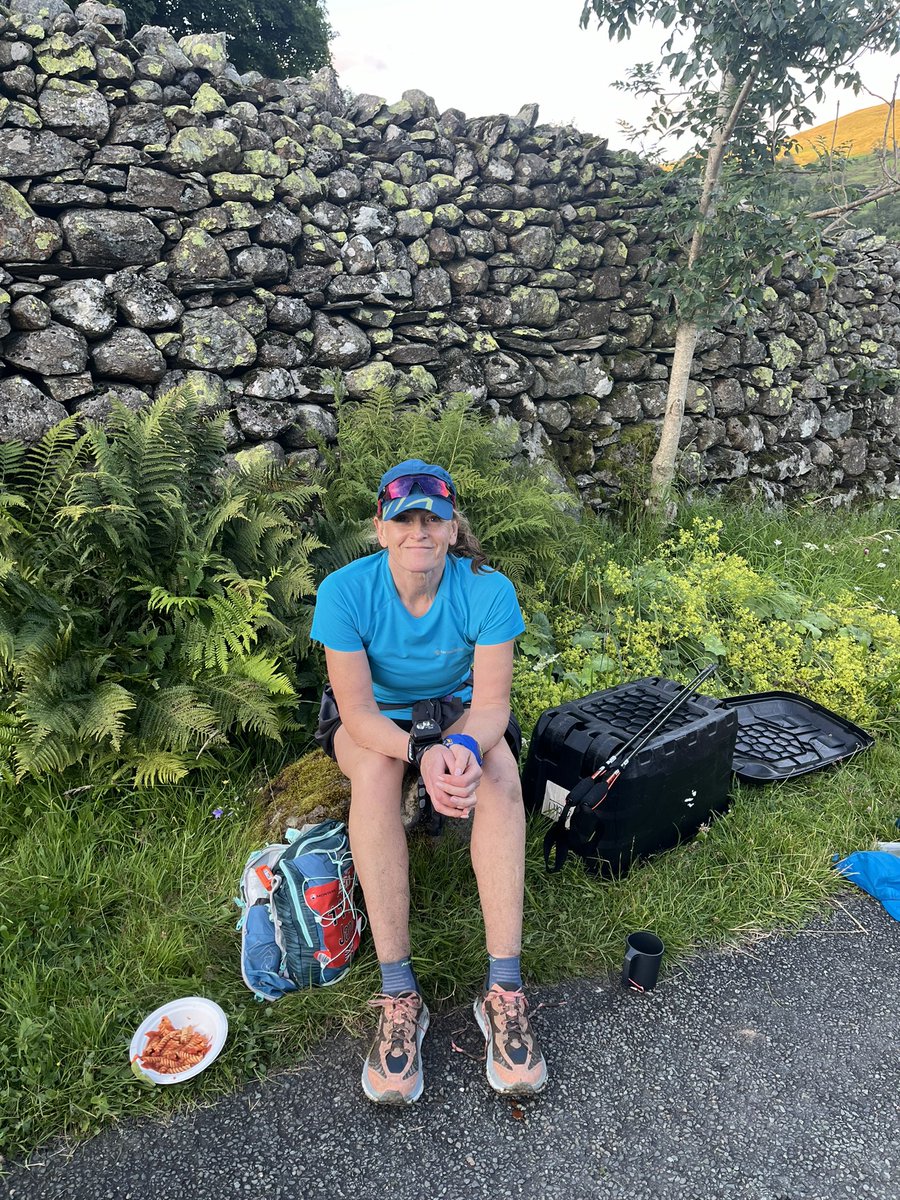 Lakeland50 for the 3rd time 🎉so happy to complete, it was tough going again wet underfoot, the 100 is calling me, head says yes, body says NO!!! 48 hour rule is Happy to volunteer 2025🤩