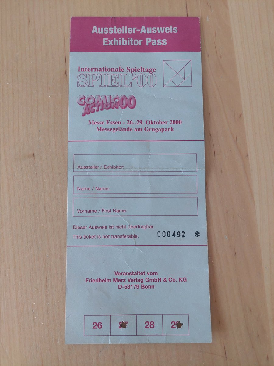 Well, I think I'm some time in the industry... <a href="/SPIEL_Messe/">SPIEL@Essen - #SPIEL24</a>