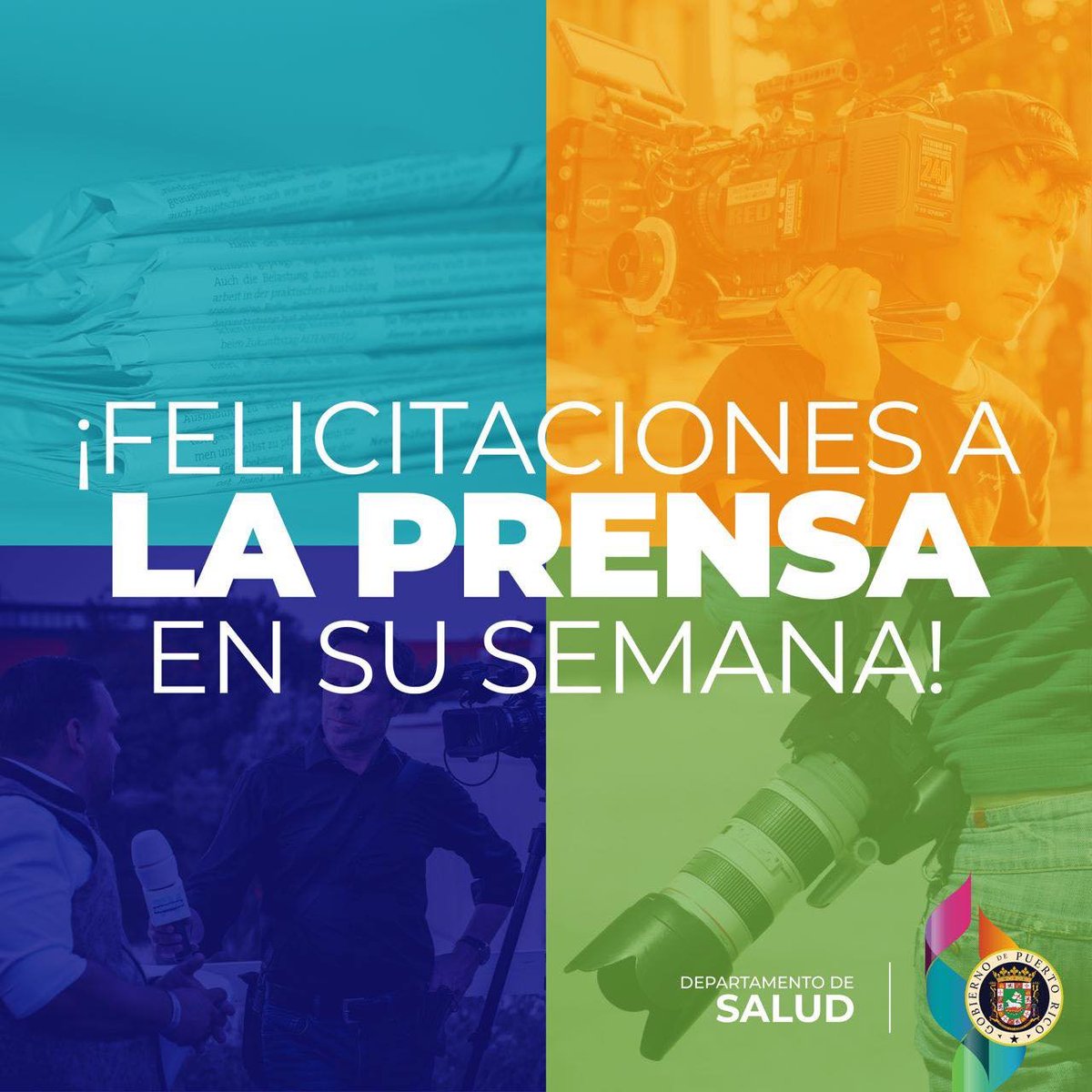 noticiaswrtu's tweet photo. Muchas felicitaciones a todos los reporteros, fotógrafos y periodistas que nos informan día a día.  

¡Feliz semana de la prensa! https://t.co/hlo9LXvvAo