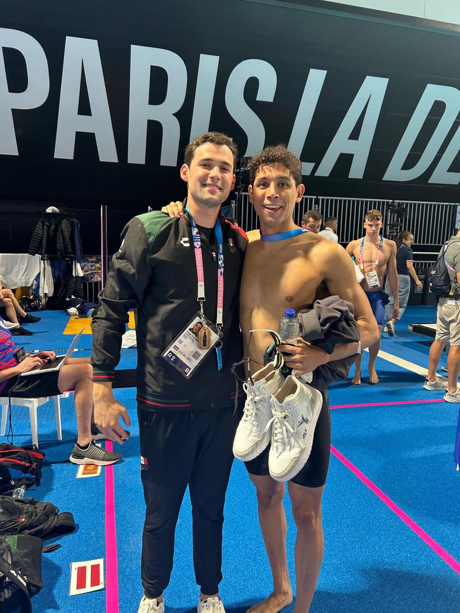 Miguel de Lara y Jorge Iga representaron dignamente a la bandera mexicana en las pruebas de natación. Miguel en 200m pecho y Jorge en 100m libres.
México tenía 32 años sin clasificar a la prueba madre de natación.
¡Felicidades por esto y por lo que viene!
#TodosSomosOlímpicos