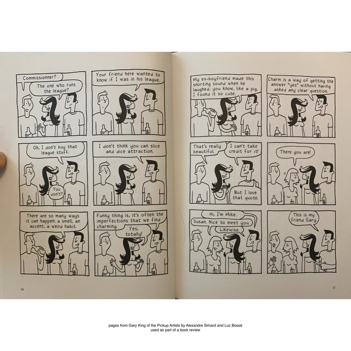 LibraryComic's tweet image. Graphic Novel Review: Gary King of the Pickup Artists by Alexandre Simard and Luc Bossé
librarycomic.com/graphic-novel-…
#bookreview #graphicnovel #graphicnovelreview #dating #montreal #powpowpress