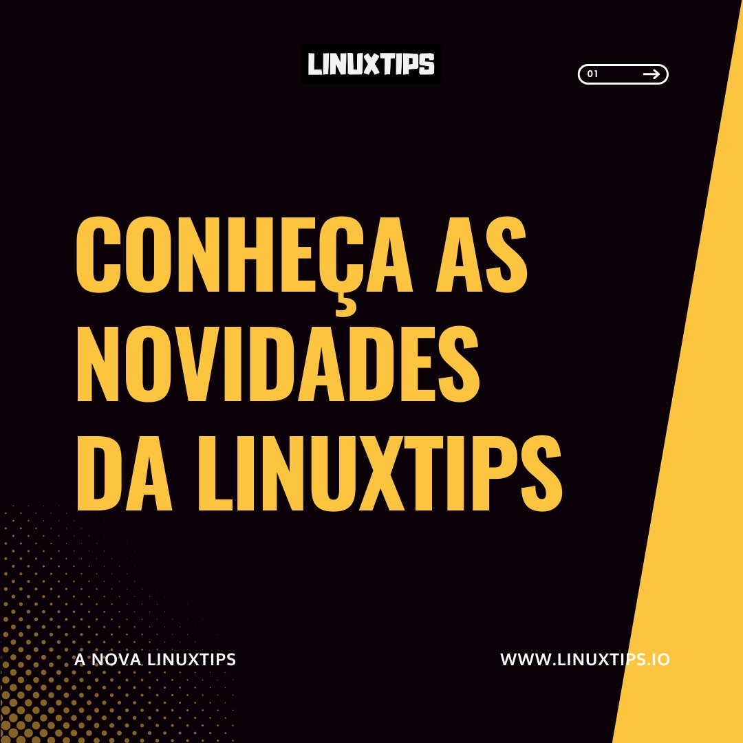 No sábado anunciamos todas as mudanças para a nova fase da LINUXtips, queremos melhorar ainda mais a experiência de vocês. Caso você tenha perdido a live, confira todas as novidades nessa thread🚀