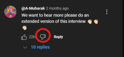 HakutaraDigimon's tweet photo. @TeamYouTube THIS IS THE MOST USELESS BUTTON EVER!

COMMENT DISLIKES!

WHY?
GLAD U ASKED
Because there is no DISLIKE COUNT and cannot see it both viewers and the commenter also the creator!

PLS BRING BACK THIS!!!! https://t.co/Vd7vpJ4oFH