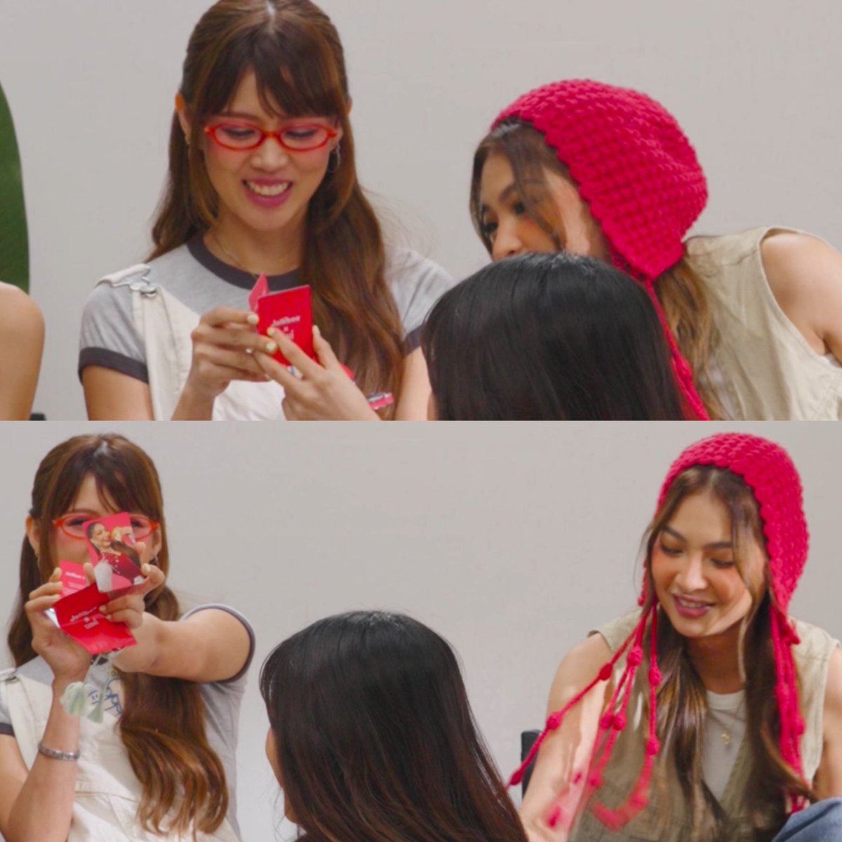 colet's little shy blush after maloi got her pc 🤏🤏🤏