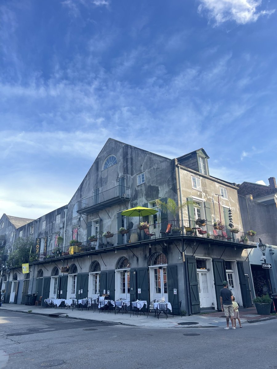 Watching the Olympics in a cafe in the French Quarter is doing me well today