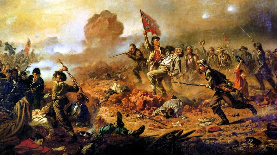#OTD 160 years ago one of the most horrific scenes of the Civil War unfolded..the battle of the Crater. One eyewitness said in awe of the expolsion, "we saw a volcano erupt and experienced an earthquake at the same time." Thousands perhised with no decisive outcome. #petersburg
