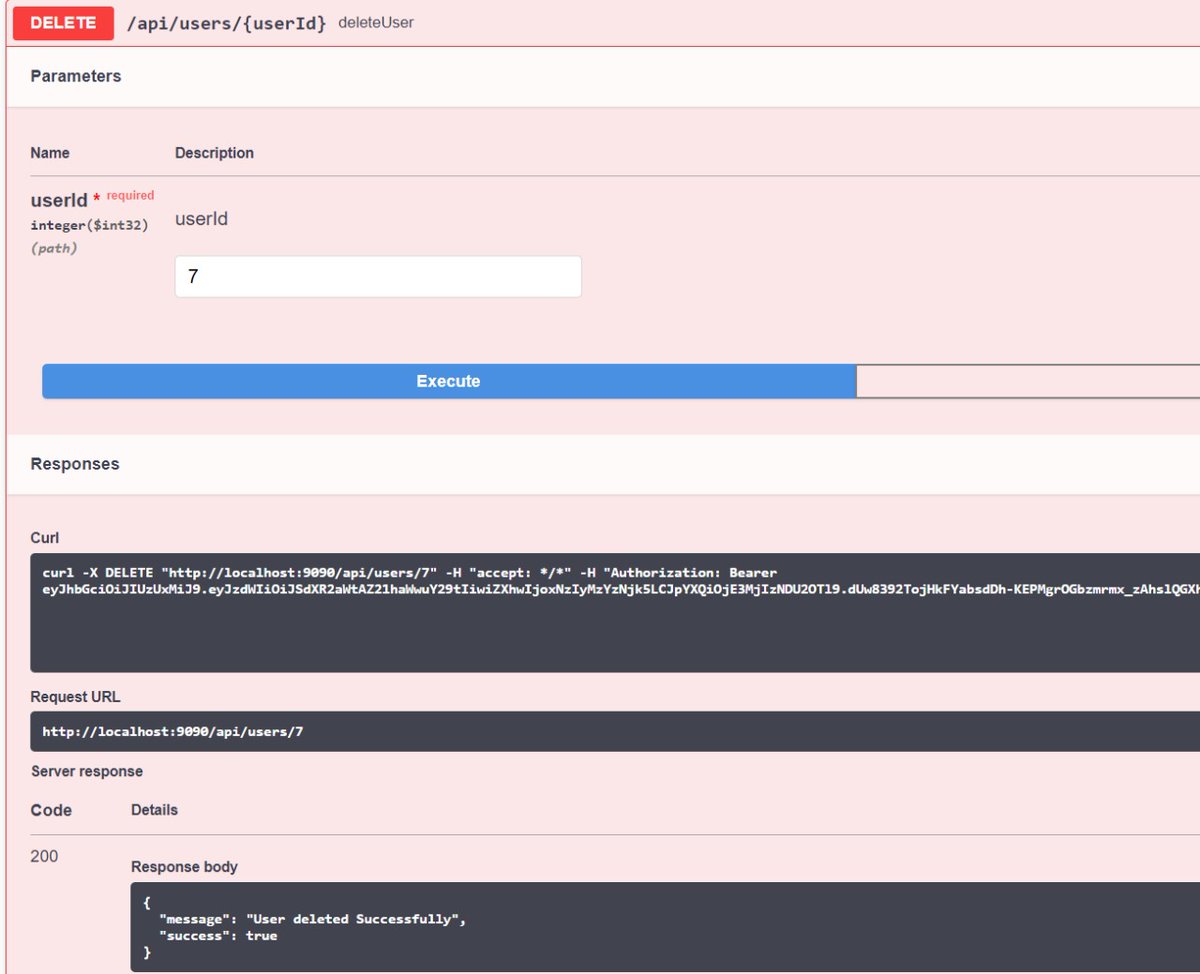 dilxcode's tweet photo. 🚀 Day-21 
- Integrated Swagger for API documentation in our Blogging App! Detailed endpoints, methods, and data now accessible for clients &amp; frontend devs. Added Spring Security with JWT for Swagger UI! 🚀💻 #SpringBoot #Swagger #API #APIDocumentation #Java #100DaysOfCode https://t.co/pFdAvoNxjP