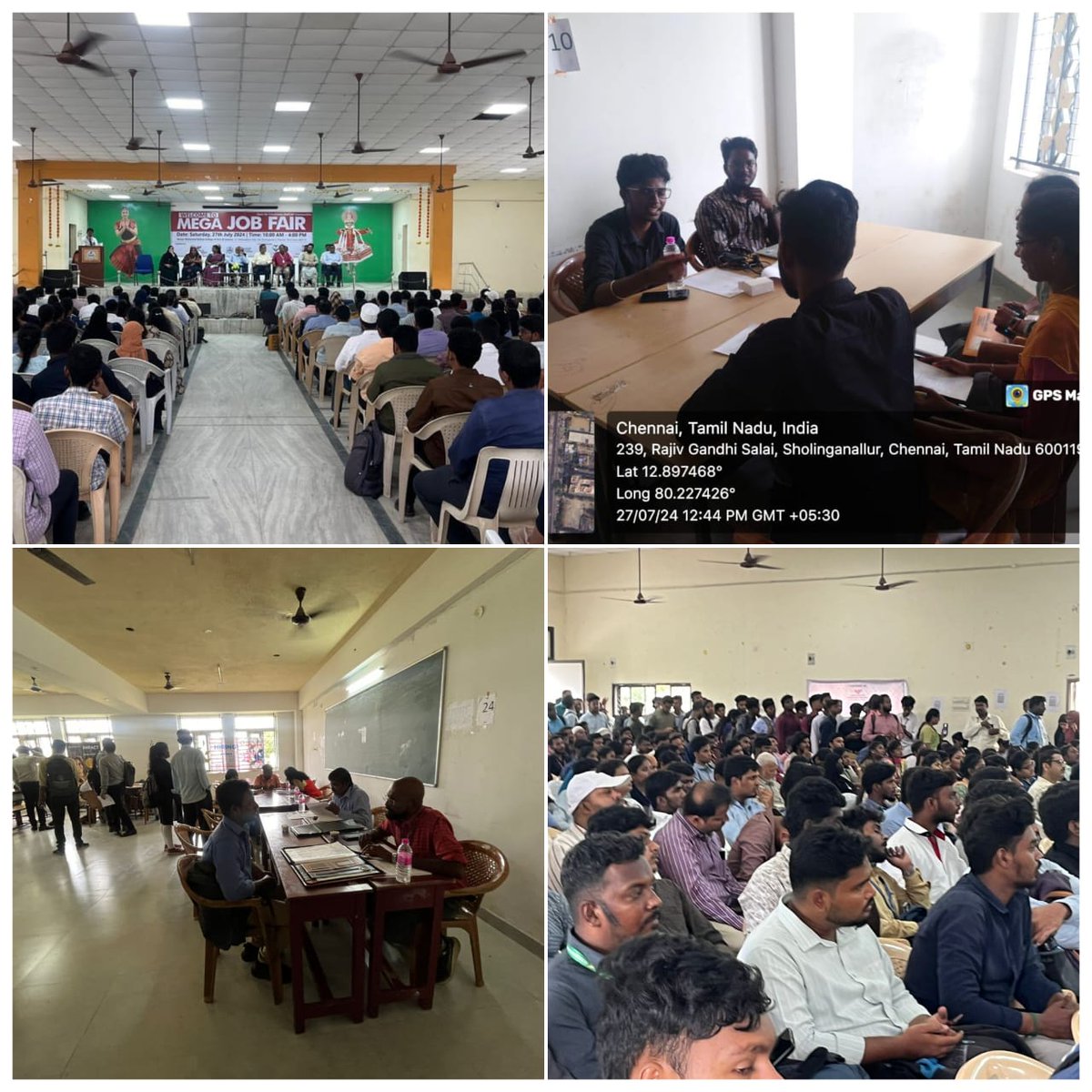 AmpIndia's tweet photo. 922 candidates shortlisted & selected in a Mega Job Fair organized by AMP & MSCAS, Chennai! 75 top recruiters participated. Over 3,000 registrations, 2,000+ attendees.
Read more: https://t.co/5GbG0oT9uW
#AMPIndia #JobFair #CareerOpportunities #Employment #MSCAS #Chennai https://t.co/iCFV3tuO2m