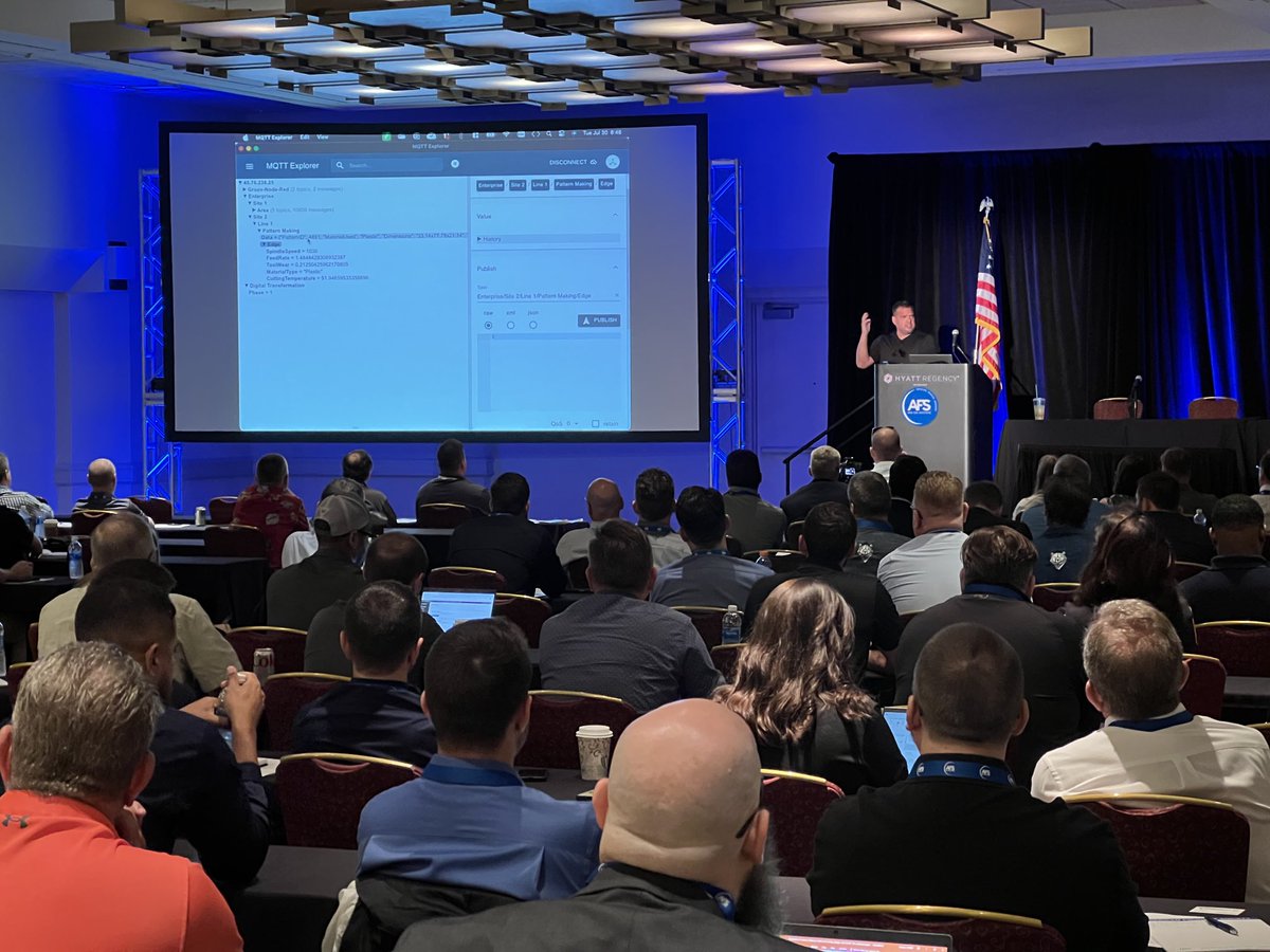 ⁦<a href="/AmerFoundrySoc/">American Foundry Society</a>⁩ #Foundry Industry 4.0 Conference underway