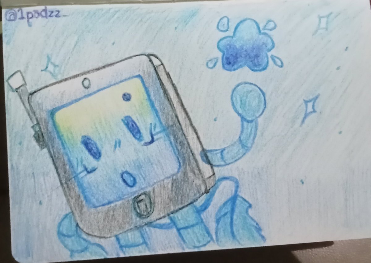 firemagictrick's tweet photo. [  📱🪐  ]  •  Day 22  ! I love drawing w/ crayons now so have this !! 

[ #art #fanart #osc #objectshow #objectshowcommunity #objectinvasion ] https://t.co/1rHwDKfI9W