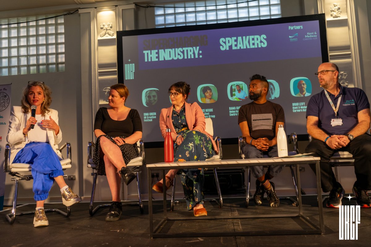 We were delighted to attend the <a href="/ukcreativefest/">UK Creative Festival</a> at Dreamland, Margate, earlier this month!
 
Our Project Officer Natalie Reuter took part in a brilliant panel session called 'Creative Skills Development for Young People in Kent and Medway.'

Find out more:
creativeestuary.com/insight/uk-cre…