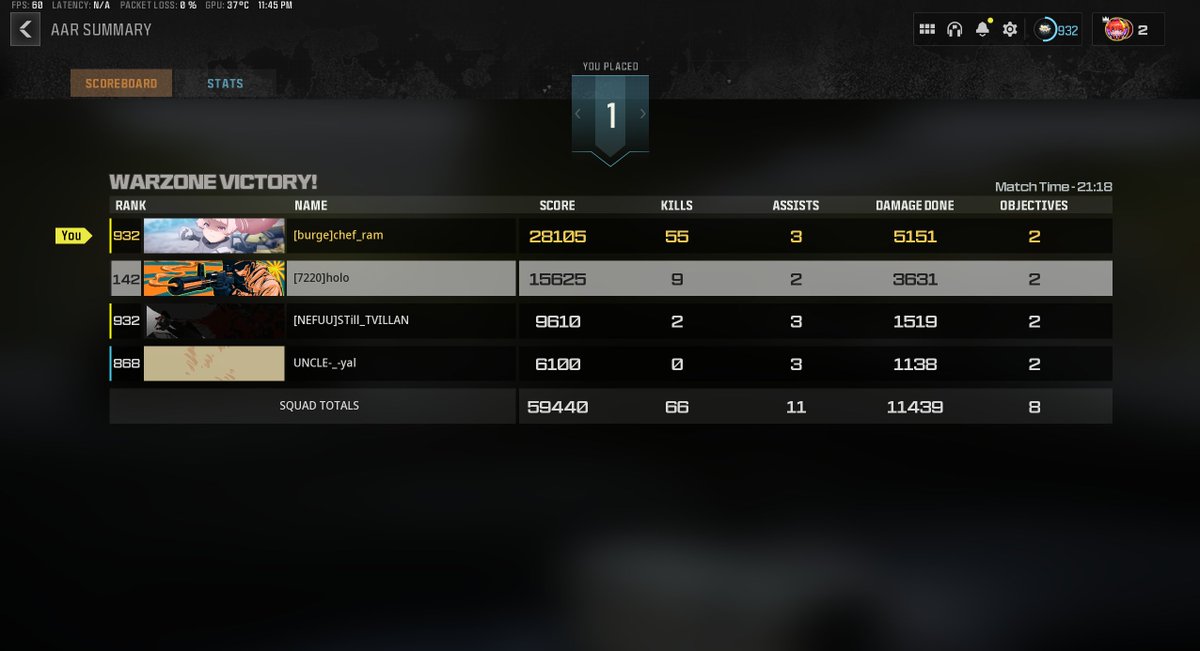 My New PR Urzikstan Quads Oce (55 Kills👨‍🍳)
