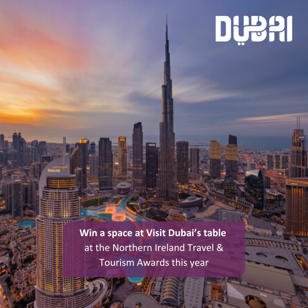 Visit Dubai wants to celebrate the success of Northern Irish agents so are giving away 8 seats at their table at our Northern Ireland Travel and Tourism Awards.
Make sure you join one of 3 webinar's on the 7th August to be entered into the prize draw 
nitravelnews.com/.../win-a-spac…