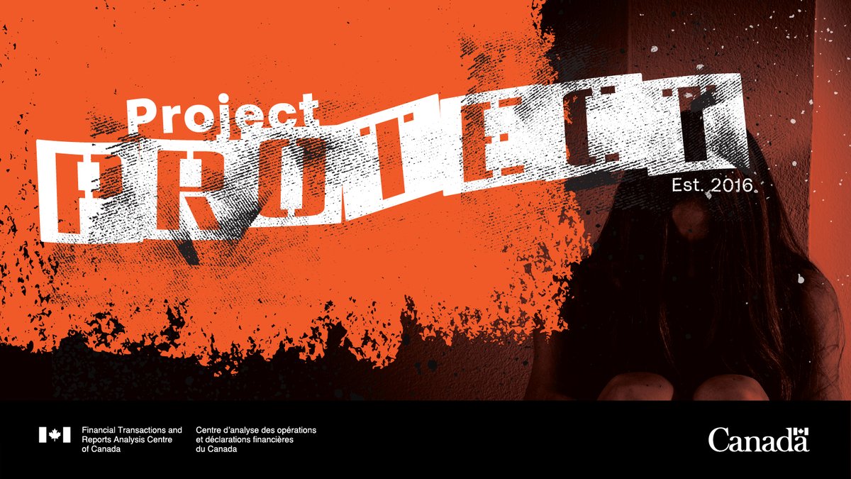 FINTRAC_Canada's tweet photo. On this World Day Against Trafficking in Persons, FINTRAC is proud to contribute to the fight to #EndHumanTrafficking. Learn more on #ProjectProtect: https://t.co/tyEQRn0PUZ https://t.co/Ni1xL5txhU