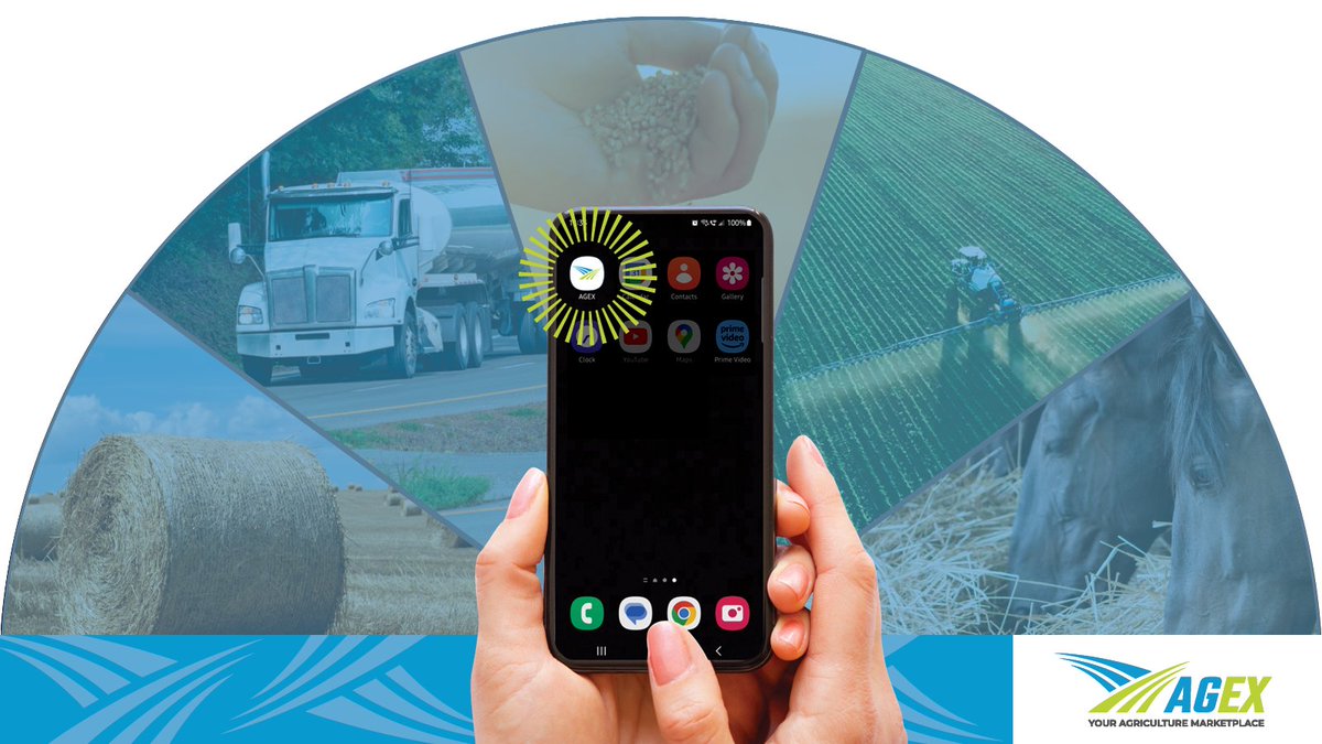 agexgroup's tweet photo. AGEX is your agriculture marketplace! Our new app brings all of our services to one place! Sign up today and get a 90-day free trial!  https://t.co/losj0geRSk #westcdnag https://t.co/qglH2qOpCa