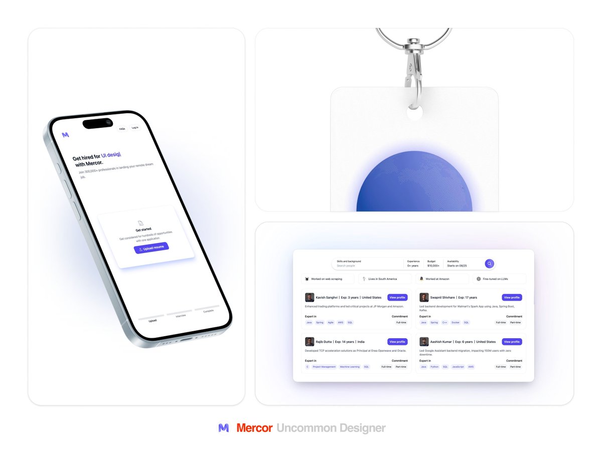 Mercor <a href="/mercor_ai/">Mercor</a> is hiring a full-time Founding Designer in SF and open to sponsoring visas — DM <a href="/BrendanFoody/">Brendan (can/do)</a> for more :)
