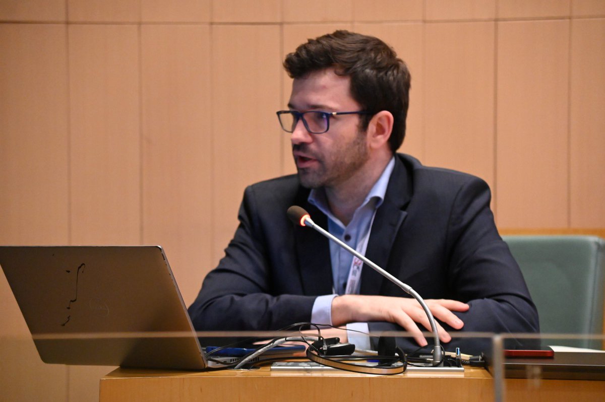 AU_HHS's tweet photo. #ParallelSession: Labour &amp; Employment. Led by @_MaryAisha Policy Officer @AU_HHS &amp; supported by @JonasBausch_  Youth Employment Expert @ilo, the duo presented on the @_AfricanUnion &amp; @ILOYouth Youth Employment Strategy for Africa #YESAfrica for consideration &amp; endorsement. https://t.co/VmTO0tJzk5