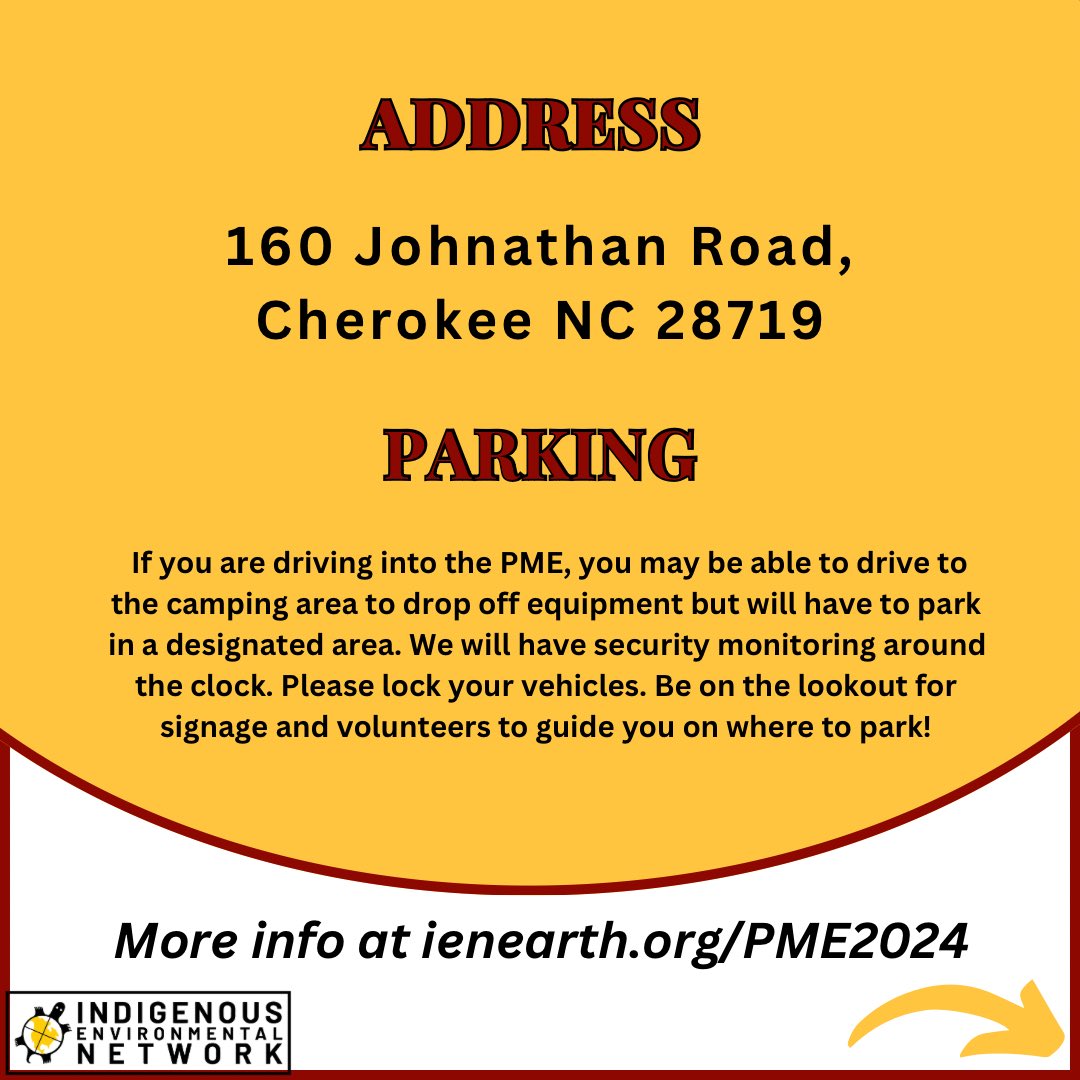 IENearth's tweet image. If you are attending our Protecting Mother Earth Conference please take a moment to review these final reminders before you arrive. We look forward to seeing many of you at the Qualla Boundary in Cherokee, North Carolina, home of the Eastern Band of Cherokee! #PME2024