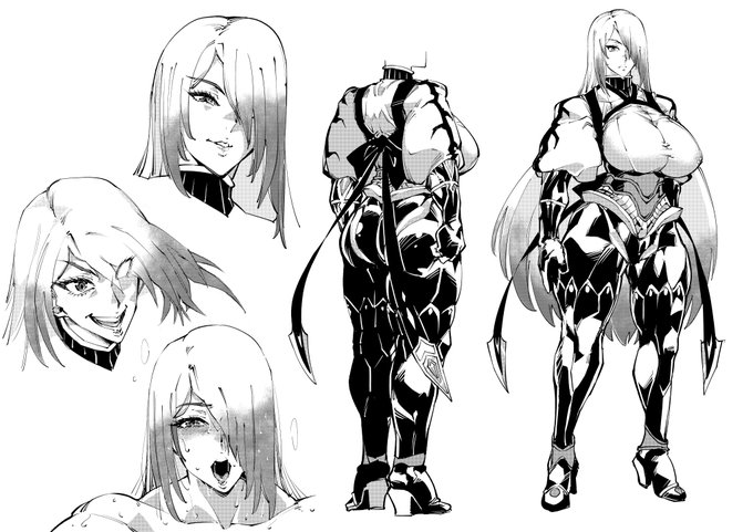 12月のブック用アスモデウス姉貴基準図。
こんな重MSみたいなアスモデウス姉貴がソロモン君をしゃぶり尽くすスケベブックを読みたかったのだ。
だから、おれが描く。 