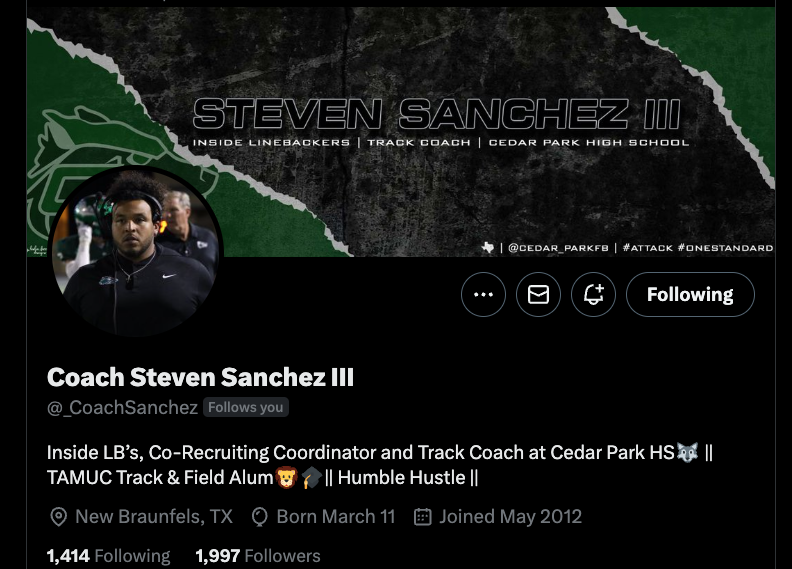 LFerrisDesigns's tweet image. Thanks @_CoachSanchez for letting us make your new banner! Good luck this year! #leslieferrisdesigns #Wedoitall #THSCA #CoachingSchool #TXHSFB #SportsGraphics