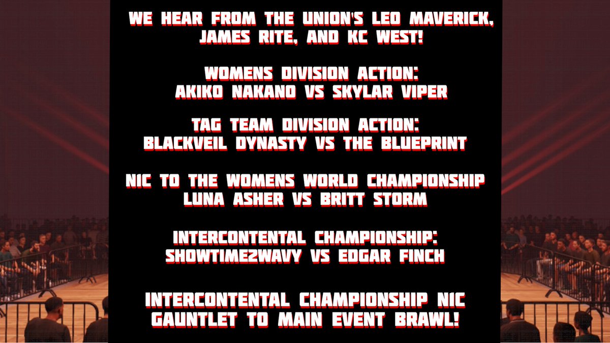 EPW_2K's tweet photo. EPW Brawl is back and we're bringing the heat!

- William Parker will be here TONIGHT!
- The Union Explain There Actions
- Championship Action taking place tonight!
- Huge Announcement from @JustChampy!

Tune into #EPWBrawl
6E 5C 4P!
https://t.co/cEr3UpO8FR https://t.co/ARpRWsbVLd