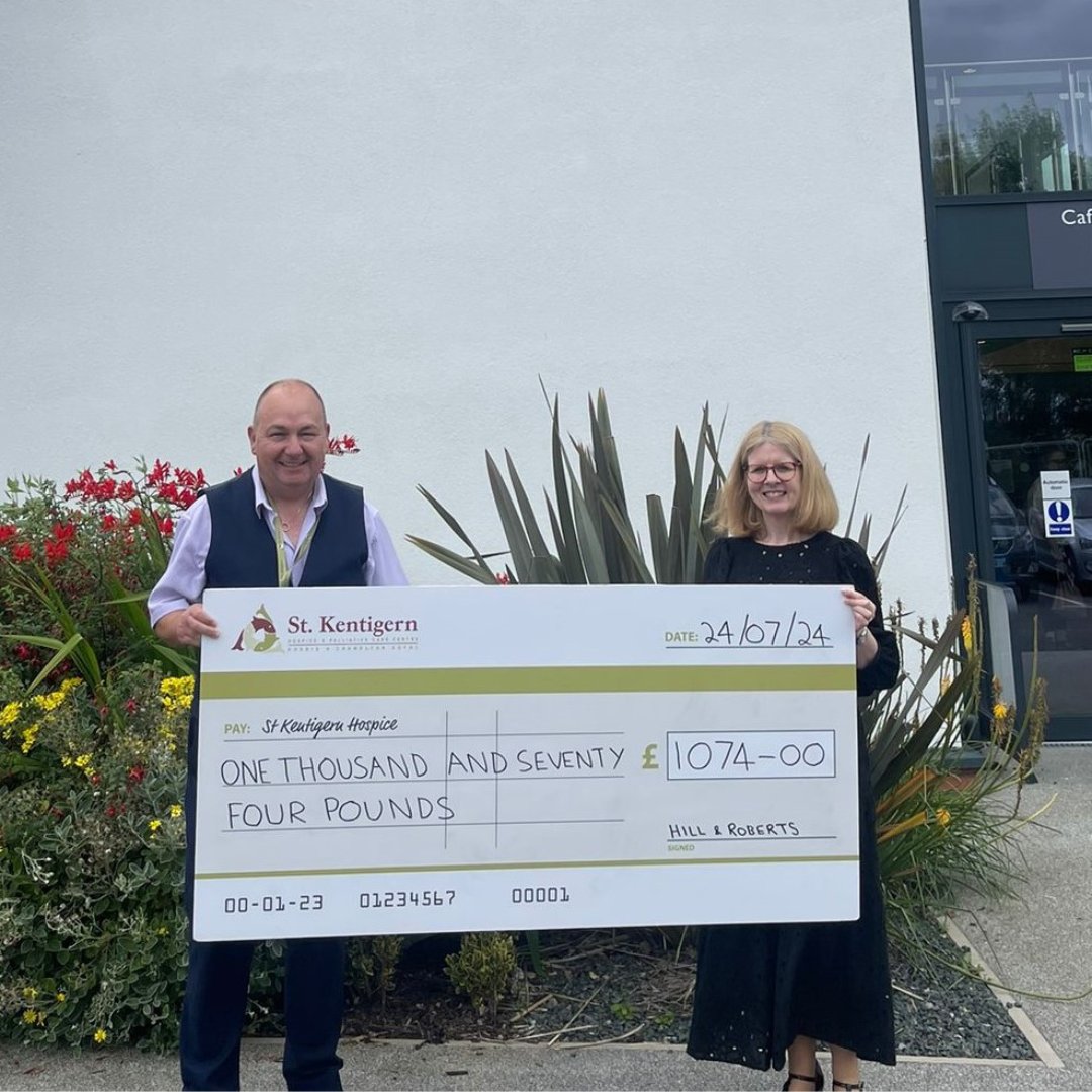 St Kentigern Hospice (@stkentigern) on Twitter photo Our friends at <a href="/HillandRoberts/">Hill & Roberts Rhuthun</a> recently held a coffee morning and raffle and raised a fantastic £1,074 for St Kentigern Hospice 💚
We would like to say a massive thank you to Hill & Roberts for helping us to look after the patients and families in our care.
#fundraising Our friends at <a href="/HillandRoberts/">Hill & Roberts Rhuthun</a> recently held a coffee morning and raffle and raised a fantastic £1,074 for St Kentigern Hospice 💚
We would like to say a massive thank you to Hill & Roberts for helping us to look after the patients and families in our care.
#fundraising