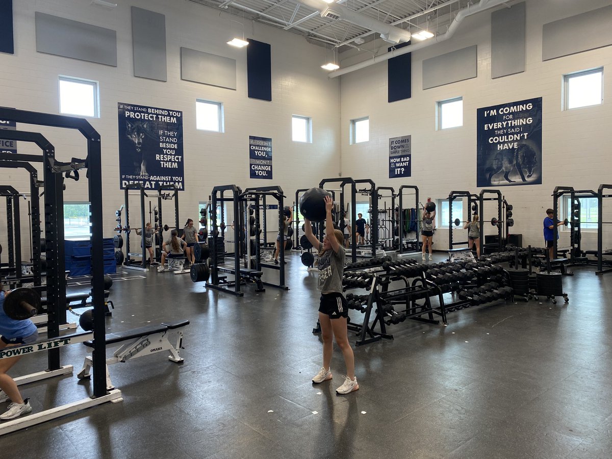 Both girls and boys soccer getting after it today! They have had a great off season, can’t wait to see them on the pitch this year!