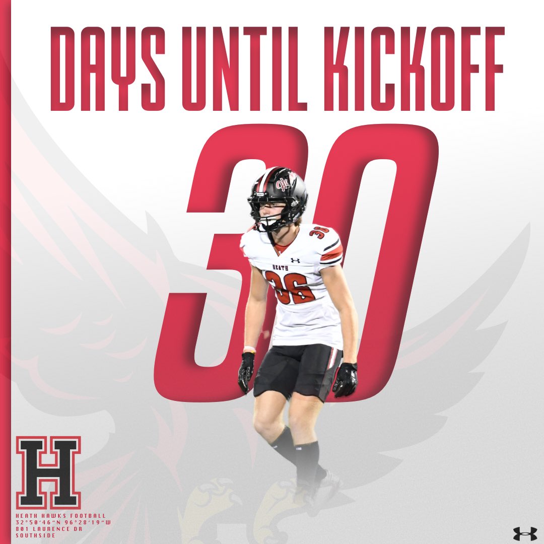 The count down is on! 30 days till game 1

vs. Highland Park
📍Wilkerson-Sander Stadium
🗓️ Aug. 29