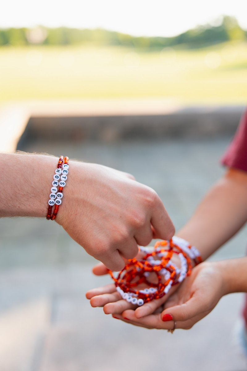 Happy #InternationalFriendshipDay! 🧡 Tag your Hokie bestie below. ⬇️

P.S. Get a pair of these #VirginiaTech friendship bracelets to wear and share when you make a gift of $8 or more to what you love at Virginia Tech. 

Last chance to claim yours! ➡️ give.vt.edu/hokie4