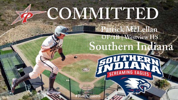 🚨COMMITMENT ALERT🚨

Congrats to <a href="/patmclellan04/">Patrick McLellan</a> for committing to <a href="/USIBaseball/">USI Baseball</a> !

Pat was All-PCAC Honorable Mention for the Comets while posting a .380 batting average in the 2024 season.

Pat is the 12th #Comet to commit from the ‘24 team (10th D1 commit)

#RollComets 💫