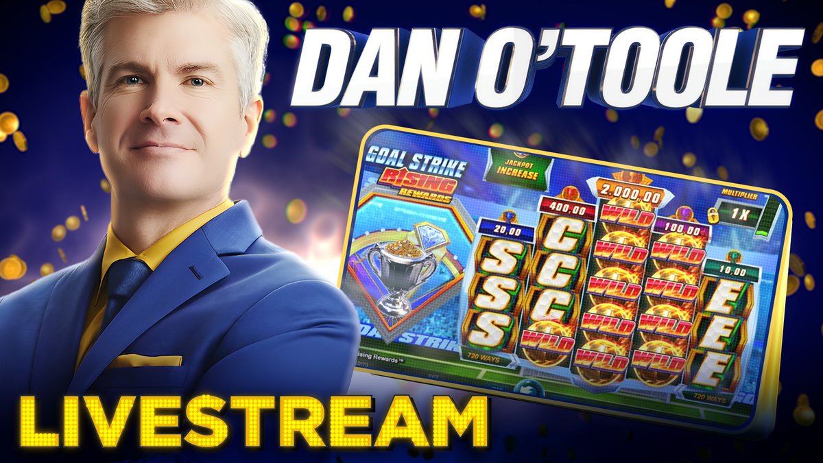 Dan is ready for his Gold Medal! Tune in at 1 PM ET to watch <a href="/dangotoole/">Dan O'Toole</a> take on LIVE slots! 

Watch here: youtube.com/live/rujxjPF8D…